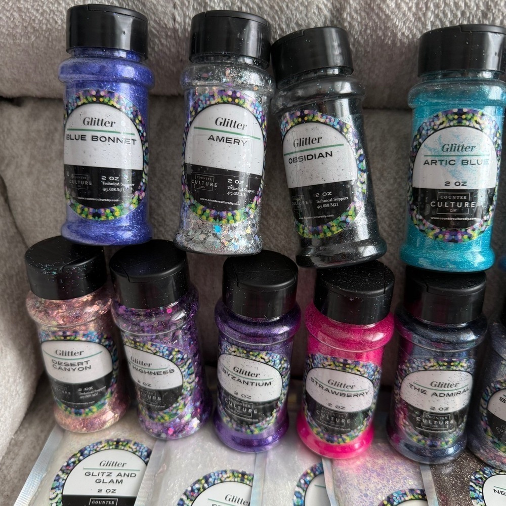 Lot of 46 Counter Culture DIY Premium Glitters - Picture 6 of 8